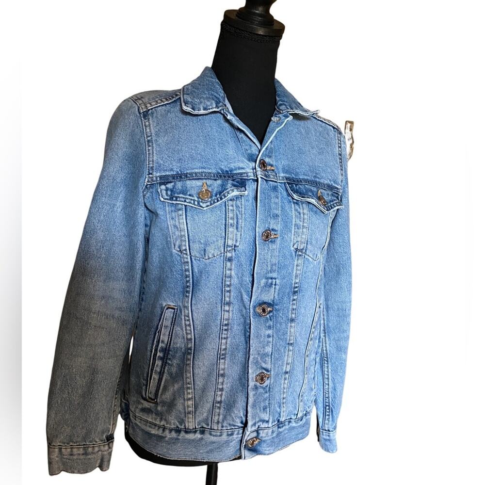 Denim Heavyweight Trucker style Jean Jacket by & DENIM | Sz6